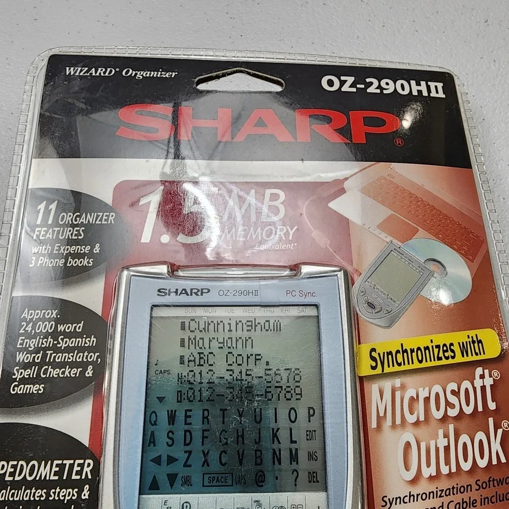 Sharp Wizard Organizer OZ-290H2 Brand New Sealed Vintage
